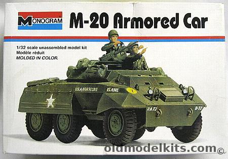 Monogram 1/32 M-20 Armored Car, 4101 plastic model kit